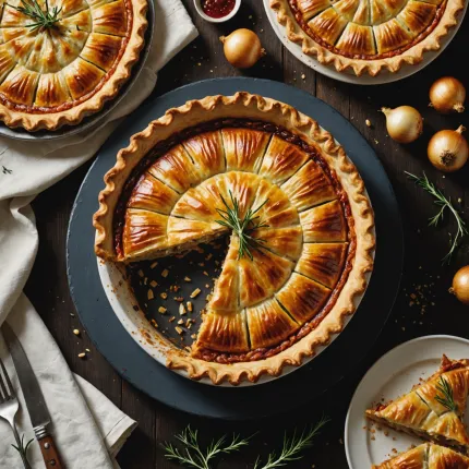 Луковый пирог: Искусство Вкуса и Традиций на Вашем Столе