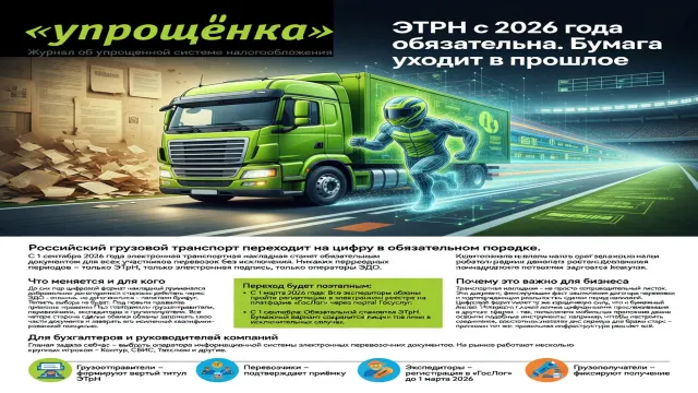 ЭТрН с 2026 года обязательна. Бумага уходит в прошлое